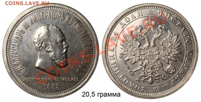 Рубль 1883 ЛШ-ДС высококачественная копия. До 2 июня 21-00 - Рубль 1883 ЛШ - НОВОДЕЛ - копия