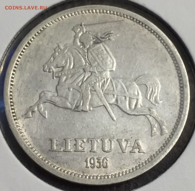 5 лит 1936г.Литва с 200 руб.до 12.12.18г. 22:10мск - 72EA72D0-6C43-4DB1-84C3-78824C8BA32D