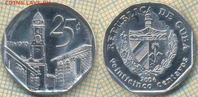 Куба 25 сентаво 2006 г., до 12.12.2018 г. 22.00 по Москве - Куба 25 сентаво 2006  4726