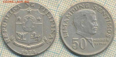 Филиппины 50 сентимо 1974 г. , до 13.12.2018 г. 22.00 по Мос - Филиппины 50 сентимо 1974  4244