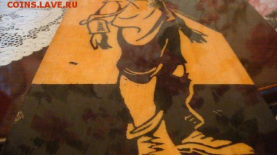 1960-е картина Озорник дерево+лак до 19-10 13.12 - 1455000413580_bulletin