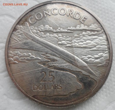 Соломоновы острова 25 долларов 2003 "Самолеты мира Конкорд - SAM_5006.JPG