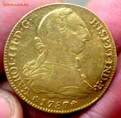 Золотая монета 1787 года атрибуция, оценка. - PC080488.JPG