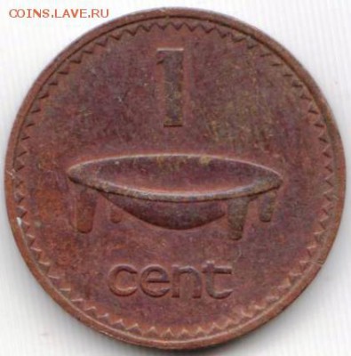 Фиджи 1 цент 1976 г. до 24.00 15.12.18 г. - 015