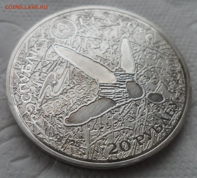 Беларусь - 20 рублей 2009 - Белый аист Ag - SAM_4956.JPG