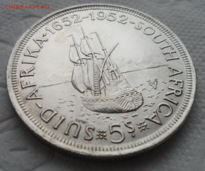 ЮАР 5 шиллингов, 1952 300 лет основанию Кейптауна - SAM_5040.JPG