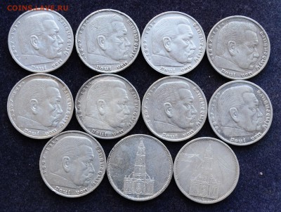 Лот - 5 марок 1934, 1935, 1936, 1937г, 11шт. - DSC_0618.JPG