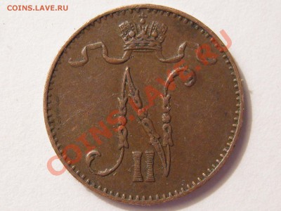 Русская Финляндия 1 пенни 1911, 1895 гг. Оценка. - Изображение 10123