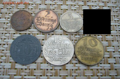 Данциг ассорти пфеннигов - 1-2-5-10 - 13-12-18 - 23-10 мск - P1910583.JPG