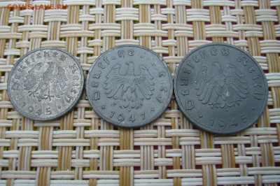 Германия оккупация союзниками подборка пфеннигов - 13-12-18 - P1910497.JPG