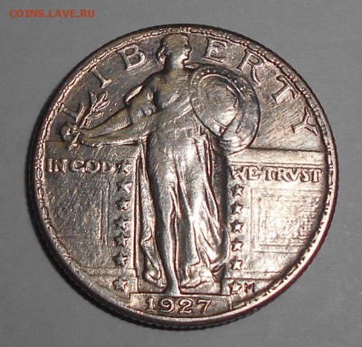 США 25 центов Либерти 1927г. до 13.12.2018 22-00 мск - QuatLib1927-1.JPG