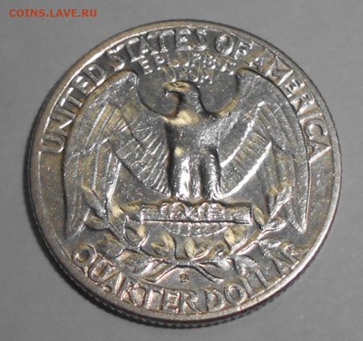 США Квотер Либерти 1962 г. D  до 13.12.2018 22-00 мск - QuatLib1962d-2.JPG