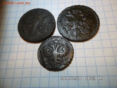 денга 1730 и 1731 года. полушка 1731 года - SAM_5158.JPG