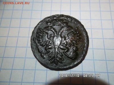 денга 1730 и 1731 года. полушка 1731 года - SAM_5162.JPG