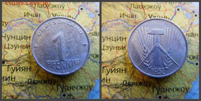 Германия - ГДР 1 пфенниг, 1952 - 10
