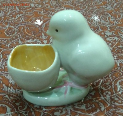 Фарфоровая статуэтка. Цыплёнок у скорлупы. - IMG_20181210_183311