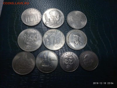юбилейные монеты германии 10 шт.  до 13.12.18 в 22.00 - P81210-220441