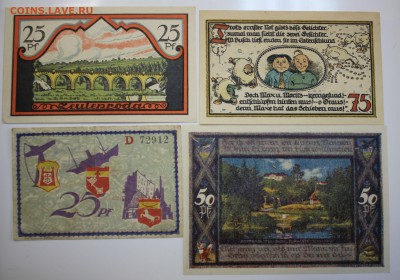 С РУБ.ГЕРМАНИЯ 4 разных нотгельда  1921г. до 17.12 в 22-00 - IMG_5598.JPG