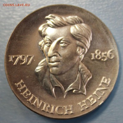 С РУБ.ГДР 10 марк 1972г. ГЕНРИХ ГЕЙНЕ UNC до 17.12 в 22-00 - IMG_5568.JPG