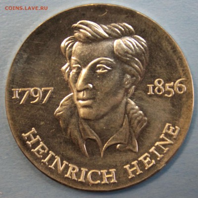 С РУБ.ГДР 10 марк 1972г. ГЕНРИХ ГЕЙНЕ UNC до 17.12 в 22-00 - IMG_5566.JPG