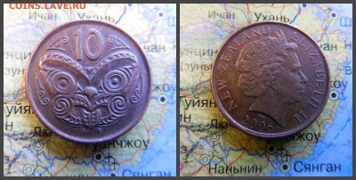 Новая Зеландия 10 центов, 2006 - новый коллаж1