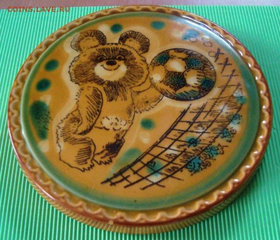 Плакетка Олимпийский мишка 80 - футболист. - DSC08464.JPG