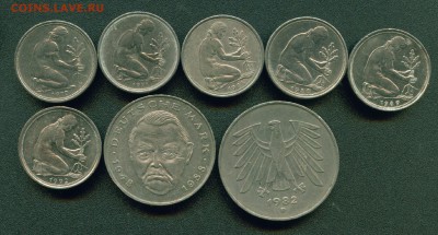 Монеты ФРГ 50фр-2 и 5 марок 1970-1992гг - Копия (25) Image5