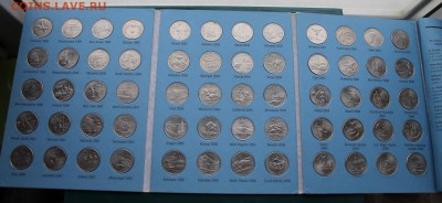 Набор Американских штатов 25 центовых  монет 60шт.Короткий - IMG_0419.JPG