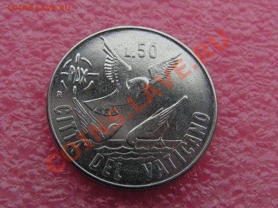 -Ватикан- 50 лир 1984 "год мира" -- 31 мая 22-00 - 50-84.JPG