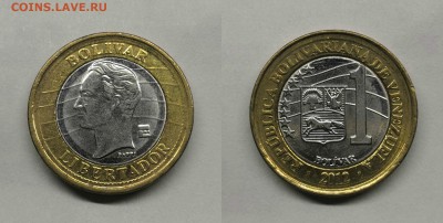 Венесуэла 1 боливар 2012г - Венесуэла 1 боливар