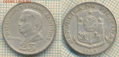 Филиппины 25 сентимо 1968 г., до 19.12.2018 г. 22.00 по Моск - Филиппины 25 сентимо 1968  4414