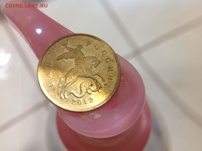 10 копеек 2012 года частичный раскол непрочекан. Брак? - image