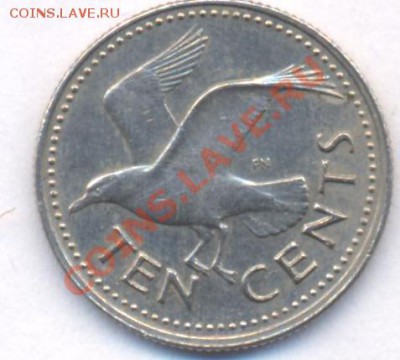 Барбадос 10 центов 1973 г. До 31.05.11 г. 20-00 МСК. - Барбадос.1