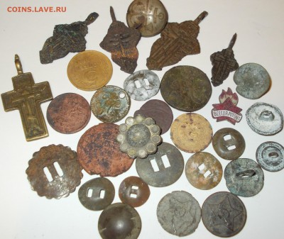 лот копанины. крестики,пуговицы,монеты,конина. - DSCN0099.JPG