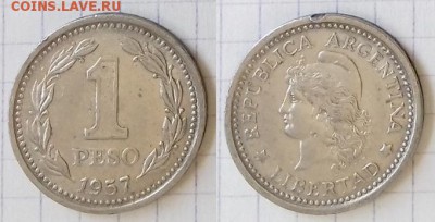 АРГЕНТИНА 1 песо 1957 до 21 декабря 22-00 мск - АРГЕНТИНА 1 песо 1957 20180628_120024