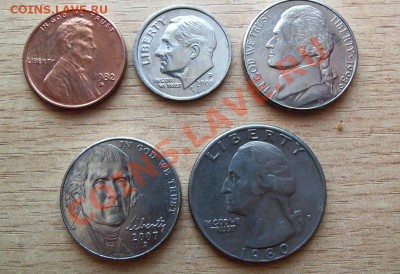 Монеты США 5шт до 02.06.11 в 22.00 - 101_0555