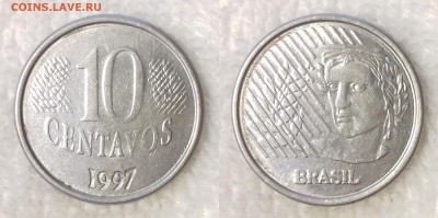 БРАЗИЛИЯ 10 сентаво 1997 до 22 декабря 22-00 мск - БРАЗИЛИЯ 10 сентаво 1997 -48-20170313__174928