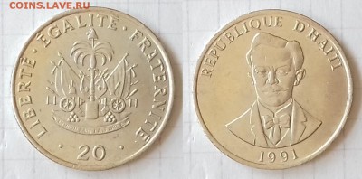 ГАИТИ 20 сантимов 1991 до 22 декабря 22-00 мск - ГАИТИ 20 сантимов 1991 20180706_155835