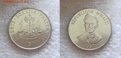 ГАИТИ 5 сантимов 1997 до 22 декабря 22-00 мск - ГАИТИ 5 сантимов 1997 20180731_120926
