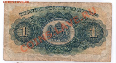 Британский Тринидад 1 доллар 1939 г до 01.06.11 22-00 мск - trin-r