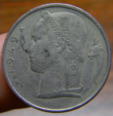 5 франков Бельгия 1949 - DSCN9384.JPG