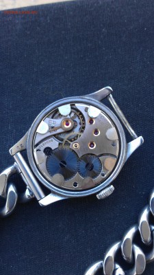 Оцените Часы OMEGA Officer Швейцария 1941 родной браслет - IMAG1970