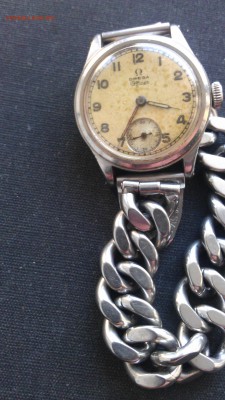 Оцените Часы OMEGA Officer Швейцария 1941 родной браслет - IMAG1985