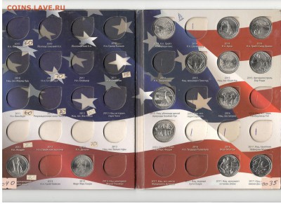 25 центов США "Нац. Парки". Распродажа по 30 рублей. - Квотеры США