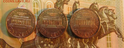 США 1 цент 3шт. 1987-99 г    до 23.12   22 ч - IMG_2513.JPG