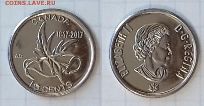 КАНАДА 10 центов 2017 150 лет до 23 декабря 22-00 мск - КАНАДА 10 центов 2017 150 лет 20180709_123134