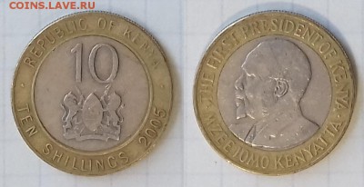 КЕНИЯ 10 шиллингов 2005 (БИМ) до 23 декабря 22-00 мск - КЕНИЯ 10 шиллингов 2005 20180709_123134