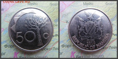 Намибия 50 центов, 2010г - 4