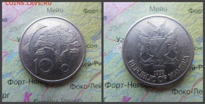 Намибия 10 центов, 1993г - 5