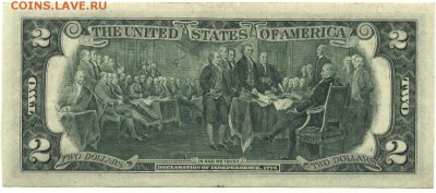 2 доллара 1976 г., -G-, замещение,США, пресс, до 22:00 20.12 - 2 доллара 1976 G замещение-2